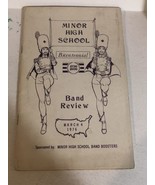 Minor High School Band Review 1976 Booklet Bicentennial Book Ephemera  Box3 - £11.13 GBP