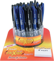 Pilot FriXion Ball Erasable Gel Pen 48pc Display-32 Black &amp; 16 Blue Pens  - £83.60 GBP