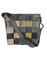 Comely Seatbelt Purse Crossbody Shoulder Bag Gray Brown Khaki - £15.93 GBP