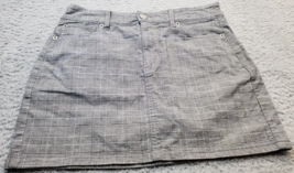American Eagle Outfitters A-Line Skirt Women&#39;s 6 Gray Houndstooth Supper... - £16.04 GBP