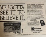 Hornady Vector Ammo Vintage Print Ad Grand Island Nebraska pa18 - $6.92