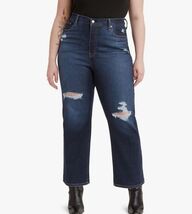 Levis Women’s Button Fly Ribcage Straight Super High Stretch Jeans(22W)2... - $20.90