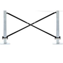 X-Brace Stabilizer Rear Cross Stand Mounting Bracket RV Camper Fifth Wheel - $132.66
