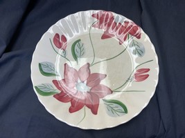 Blue Ridge Southern Potteries  9.25” Luncheon Plate Poinsettia - £4.90 GBP