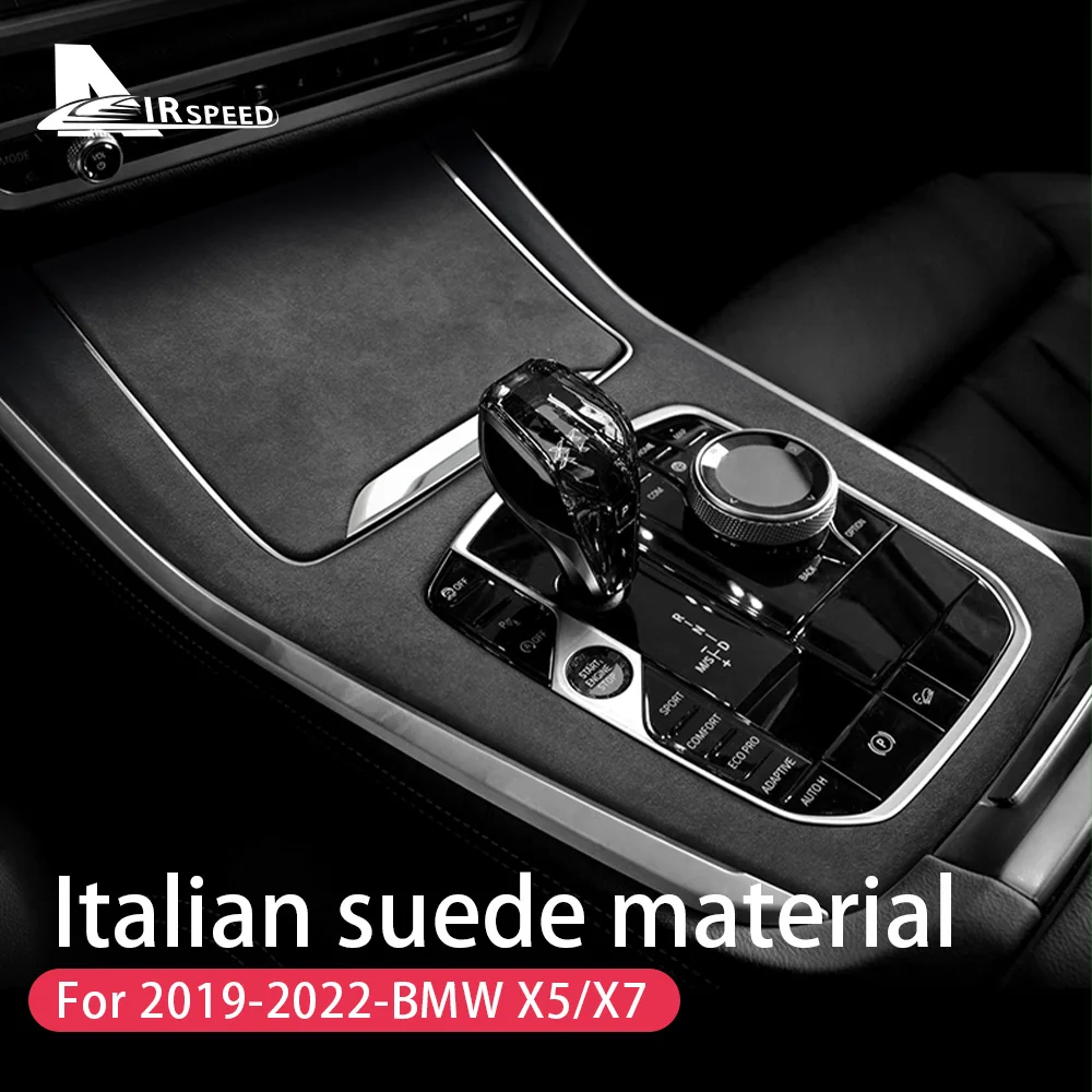 Italian Super Suede For BMW X5 G05 X7 G07 2019-2023 Car Console Gear Shift Frame - $97.90+