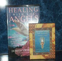Doreen Virtue: Healing With The Angels Oracle SET Card &amp; Guidebook Rare - £70.83 GBP