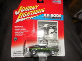 2002 Johnny Lightning Ad Rods &quot;1968 Dodge Charger&quot; Mint Car On Sealed Card - $4.00