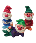 Rare Vintage Homco Set of 3 Christmas Elves #C5322 Japan - $558.09 MXN