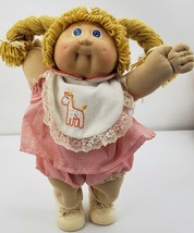 Coleco Cabbage Patch Kid 1985 (Baby Doll in Pink Outfit with Bib) - £139.95 GBP