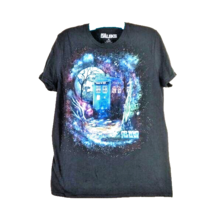 Dr. Who &amp; The Daleks Men&#39;s Black Tee Shirt Sz M - $17.82