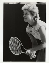 Chris Evert Us Tennis Star On The Court Press Photo 8 x 10 Black And White - £10.17 GBP