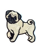 Pug Dog Patch Iron on No Name - $8.96 CAD