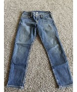 True Religion Skinny Jeans Women Size 26 Blue Stretch Pockets Made In USA - $25.38 CAD