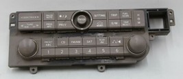 04 05 06 NISSAN QUEST RADIO AUDIO CONTROL PANEL 28098-5Z001 OEM - £53.07 GBP