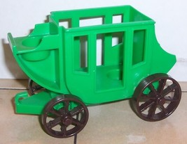 Vintage 80&#39;s Fisher Price Little People Stagecoach #934 FPLP Wester Town - £17.67 GBP