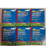 6x Children&#39;s Claritin 24 Hour Grape Chewable Tablet, 5 mg, 20 Count 03/... - €10,12 EUR