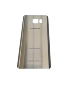 Back Battery Door BACK For Samsung Galaxy Note 5 Gold Platinum Cover Gla... - $8.06