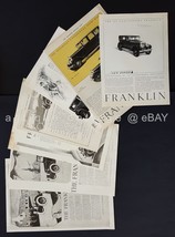 LOT 1911-27 antique 7pc FRANKLIN MOTOR MAGAZINE ADS automobile car VICTORIA - £33.05 GBP