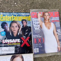 Jennifer Lawrence Lot of 7 Magazine Covers Vogue, Vanity Fair, Enterainment.... - £28.98 GBP