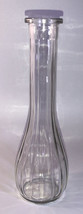 Ribbed Clear Bud Glass Flower Vase 8.62”(21.9CM)H x 2.76”(7.0CM)D-NEW-SH... - £11.77 GBP