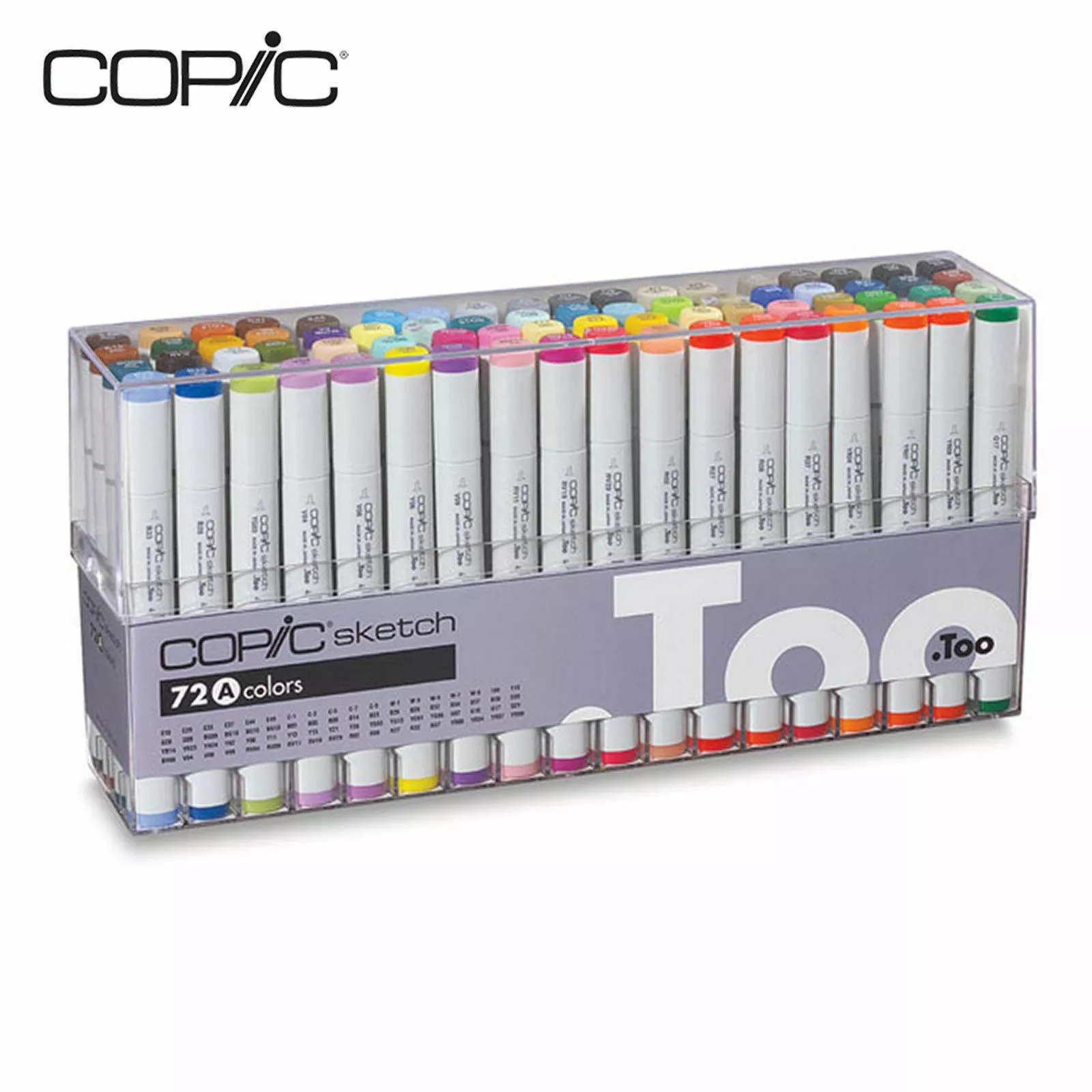 Copic Marker 72 Piece Sketch Set A (Twin Tipped) - Artist Markers Anime ... - £196.57 GBP