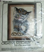 Creative Stitchery Kitten #2102 5&quot; x 7&quot; NEW - £7.77 GBP