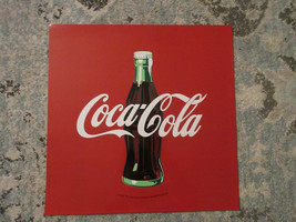 1990 vintage coca cola bottle advertisement sign coke - £66.95 GBP