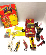 Tyco CRASH Test DUMMIES Lot of Figures and Vehicles VINTAGE - £93.48 GBP