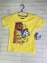 Nickelodeon Paw Patrol Crew Short Sleeve Tee T-Shirt Top Kids Boys Girls 4T - $14.85