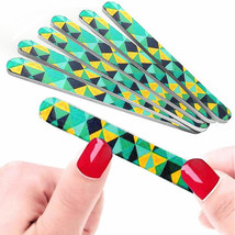 6 Pc Double Sided Nail File Manicure Salon Tools Buffer Emery Boards Fin... - £11.98 GBP