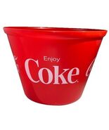 Coke Coca-Cola Red Drink Ice Bucket 6 1/4”H x 8 3/4”W-Brand New-SHIPS N ... - $123.27 CAD