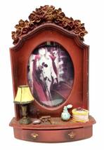 Home For ALL The Holidays Hand Painted Poly Resin Victorian Dresser Phot... - $17.50
