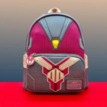 Marvel Exclusive Avengers Vision Light Up Cosplay Mini Backpack - $94.99
