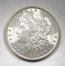 1886 Silver Morgan Dollar CH AU Coin AN541 - £38.72 GBP