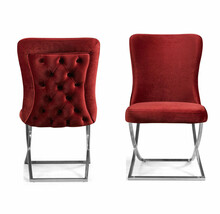 Silver Leg Dining Chairs: PrimeNest Noblesse Collection - $862.97 CAD