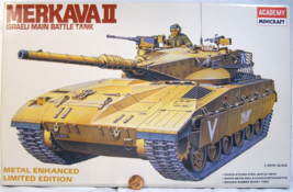 Academy Model Israeli Merkava II MBT 1:35 Metal Enhanced 1351 Korea 1992... - $44.95
