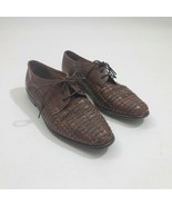 Sesto Meucci Brown Lace Up Leather Loafers US Size 7-1/2 Medium - $638.89 MXN