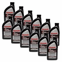 12PK Quart Genuine OEM Kawasaki 4 Cycle Engine K-Tech Hydro Oil 15W50 99... - $116.95