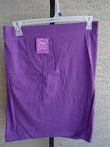Nwt Just My Size 5X Cotton Shorts Relaxed Fit Stretch Waist Pocket Violet - £10.31 GBP