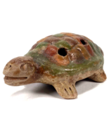 Turtle / Tortoise Ocarina Flute-4 Hole-Effigy-Hand Made-3.75&quot; Long-Vinta... - $37.40