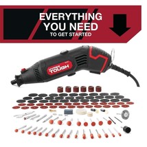Hyper Tough 1.5 Amp Rotary Tool Variable Speed  With 105 PC. Accessory Kit New - £29.88 GBP
