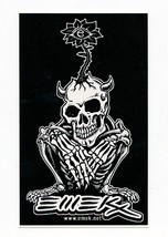 Emek Crouching Skeleton Queens of the Stone Age 3.5x6&quot; Rock Art Sticker - £15.61 GBP