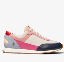 Michael Kors Callan Trainer Women&#39;s Sneakers Light Cream Multi 8.5 M NEW... - $1,640.13 MXN
