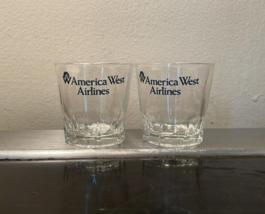 AMERICA WEST AIRLINES SHOT GLASSES - £11.25 GBP