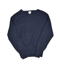 Club Monaco Wool Sweater Mens M Navy Italian Yarn Crewneck Pullover Jumper - £26.57 GBP