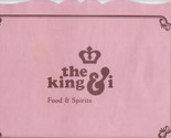 The King &amp; I Restaurant Paper Placemat Milwaukee Wisconsin  Food &amp; Spirits - $10.89