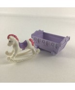 Fisher Price Loving Family Dollhouse Baby Lot Replacement Rocking Horse ... - $379.32 MXN
