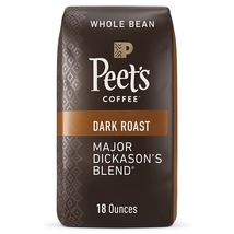 Peet'S Coffee, Dark Roast Whole Bean Coffee - Major Dickason'S Blend 18 Ounce Ba - $19.13