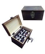Portable USB Thumb Flash Drive Organizer Case - Wood - Key Lock - 12 slots - €17,15 EUR