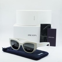 PRADA PRA09S 1425S0 Talc/Dark Gray 53-18-145 Sunglasses New Authentic - £234.13 GBP